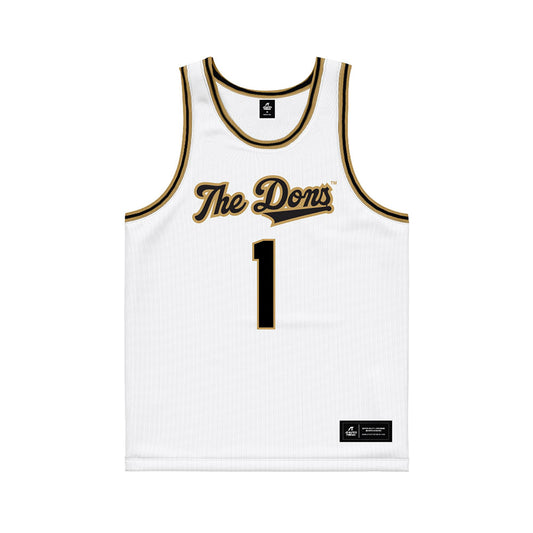 PFW - NCAA Women's Basketball : Nika Lokica - White Basketball Jersey-0