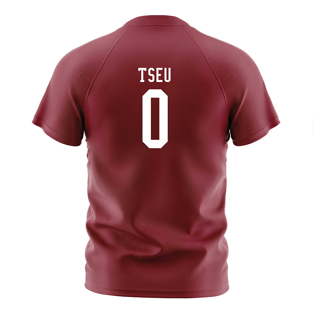 SCU - NCAA Men's Soccer : Carter Tseu - Red Soccer Jersey-1