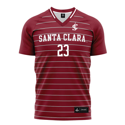 SCU - NCAA Men's Soccer : Spencer Roberts - Red Soccer Jersey-0