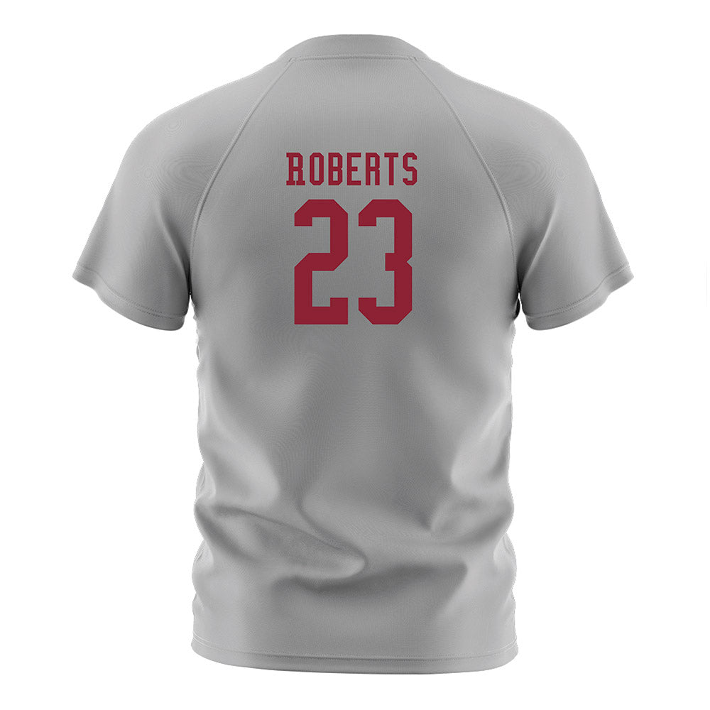 SCU - NCAA Men's Soccer : Spencer Roberts - Grey Soccer Jersey-1