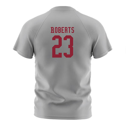 SCU - NCAA Men's Soccer : Spencer Roberts - Grey Soccer Jersey-1