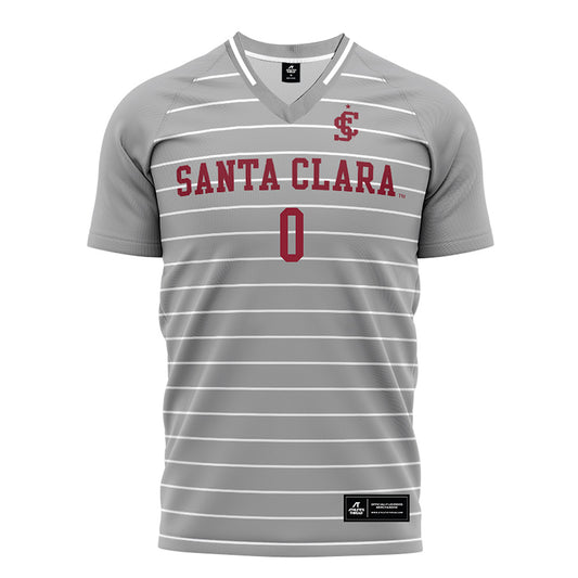 SCU - NCAA Men's Soccer : Carter Tseu - Grey Soccer Jersey-0