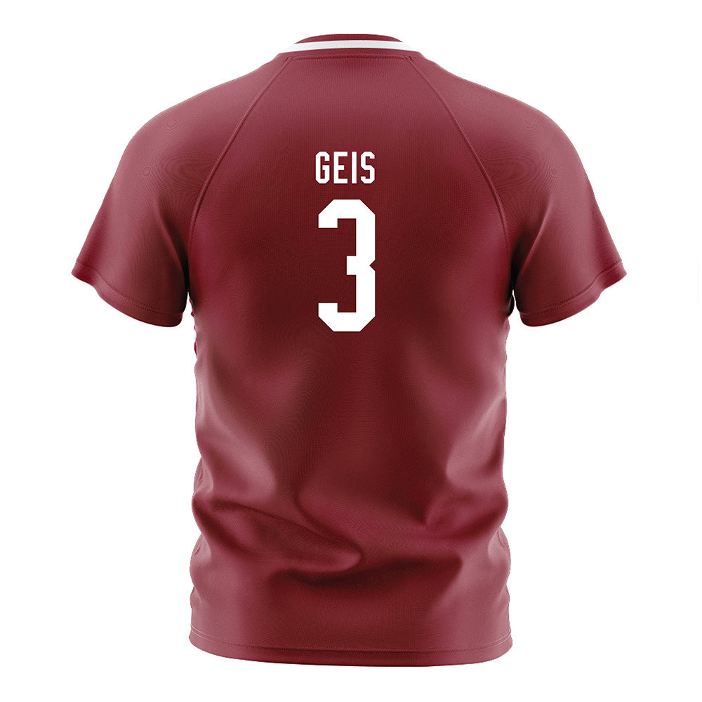 SCU - NCAA Women's Soccer : Jordan Geis - Red Soccer Jersey-1