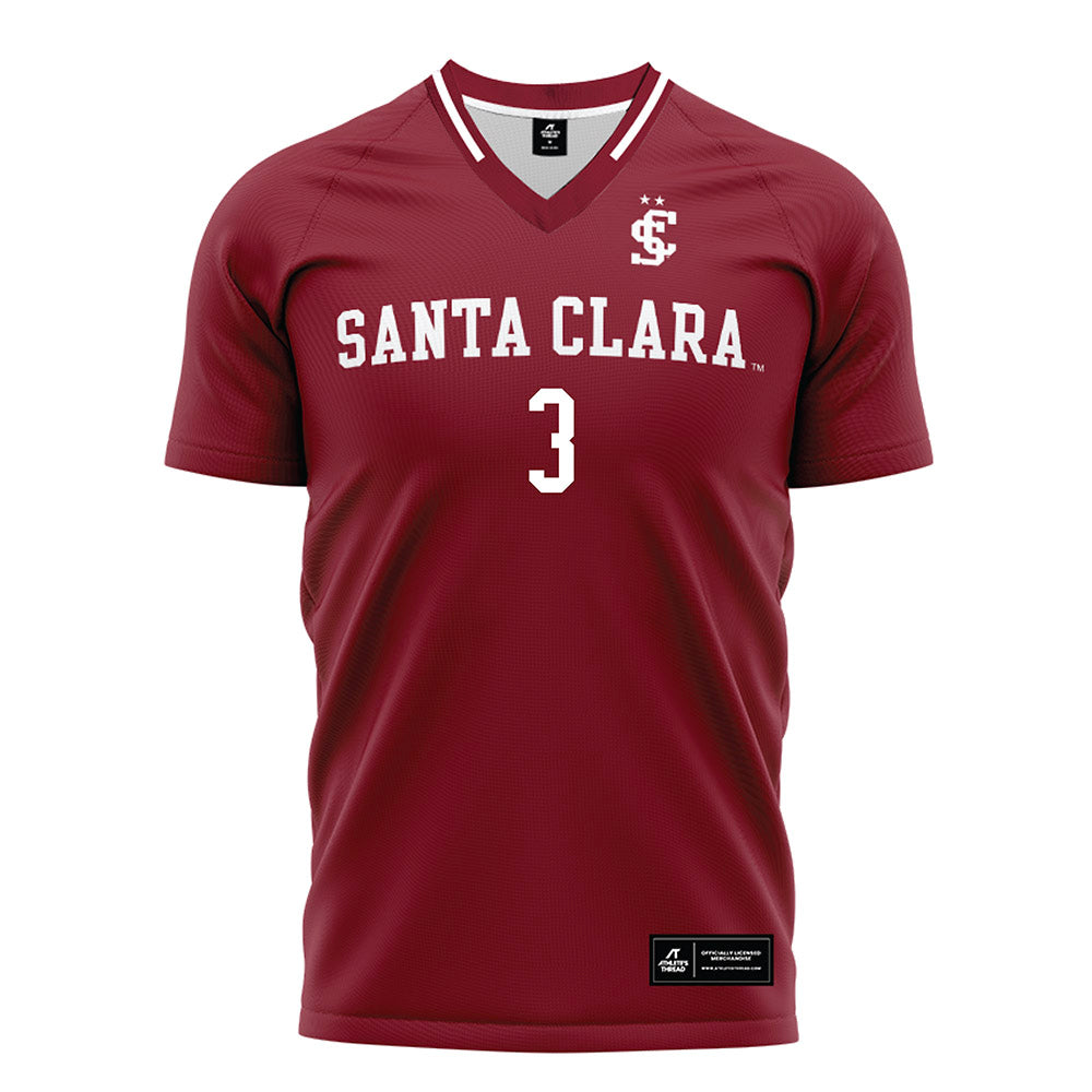 SCU - NCAA Women's Soccer : Jordan Geis - Red Soccer Jersey-0