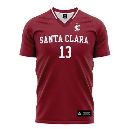 SCU - NCAA Women's Soccer : Jalana Kimber - Red Soccer Jersey-0