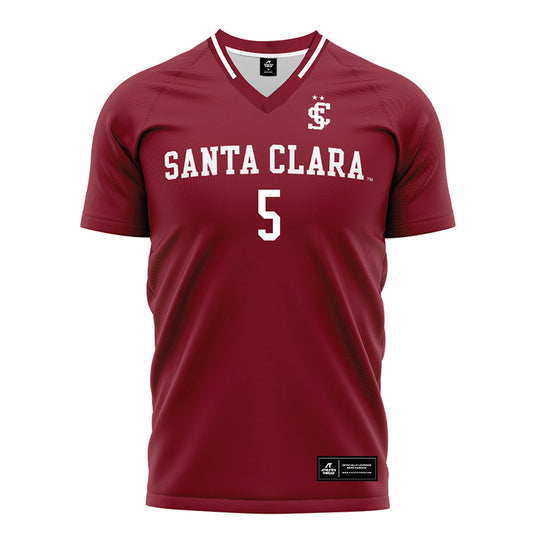 SCU - NCAA Women's Soccer : Isabelle De Buyl - Red Soccer Jersey-0