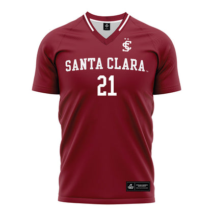 SCU - NCAA Women's Soccer : Raygen Lewis - Red Soccer Jersey-0