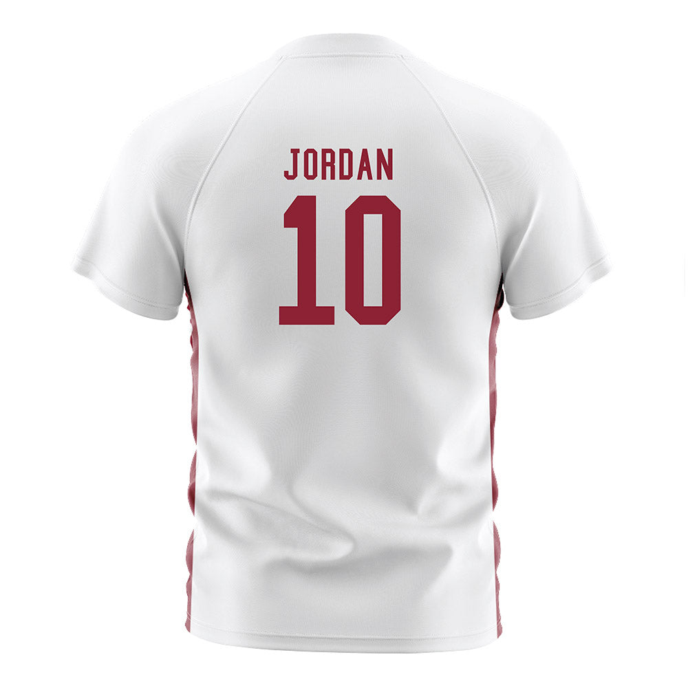 SCU - NCAA Women's Soccer : Kat Jordan - White Soccer Jersey-1