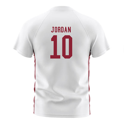 SCU - NCAA Women's Soccer : Kat Jordan - White Soccer Jersey-1