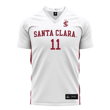 SCU - NCAA Women's Soccer : Jalana Kimber - White Soccer Jersey-0