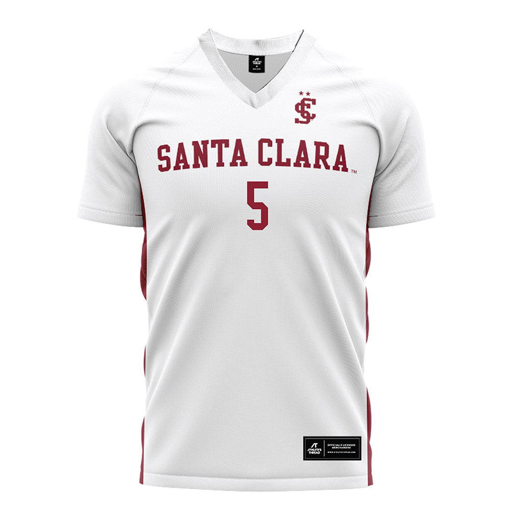 SCU - NCAA Women's Soccer : Isabelle De Buyl - White Soccer Jersey-0