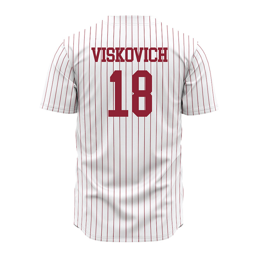 SCU - NCAA Baseball : Bryant Viskovich - White Jersey-1