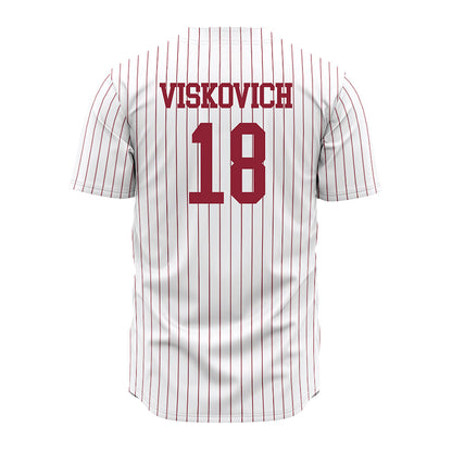 SCU - NCAA Baseball : Bryant Viskovich - White Jersey-1