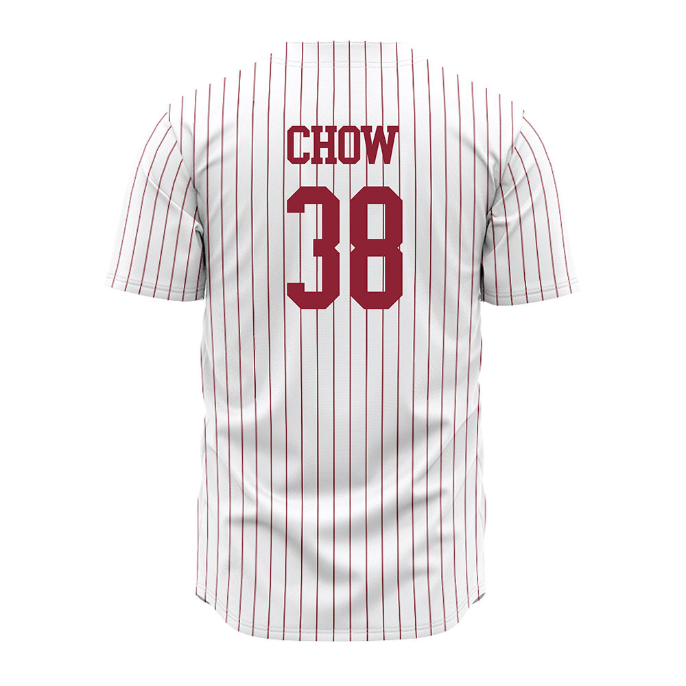 SCU - NCAA Baseball : Nicholas Chow - White Jersey-1