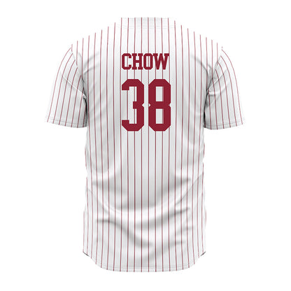 SCU - NCAA Baseball : Nicholas Chow - White Jersey-1