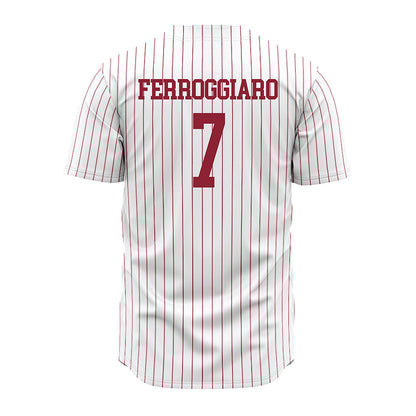 SCU - NCAA Baseball : Thomas Ferroggiaro - White Jersey