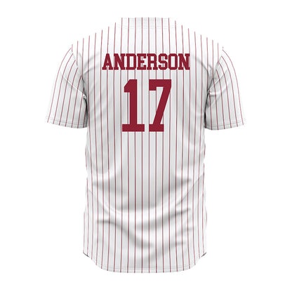 SCU - NCAA Baseball : Will Anderson - White Jersey-1