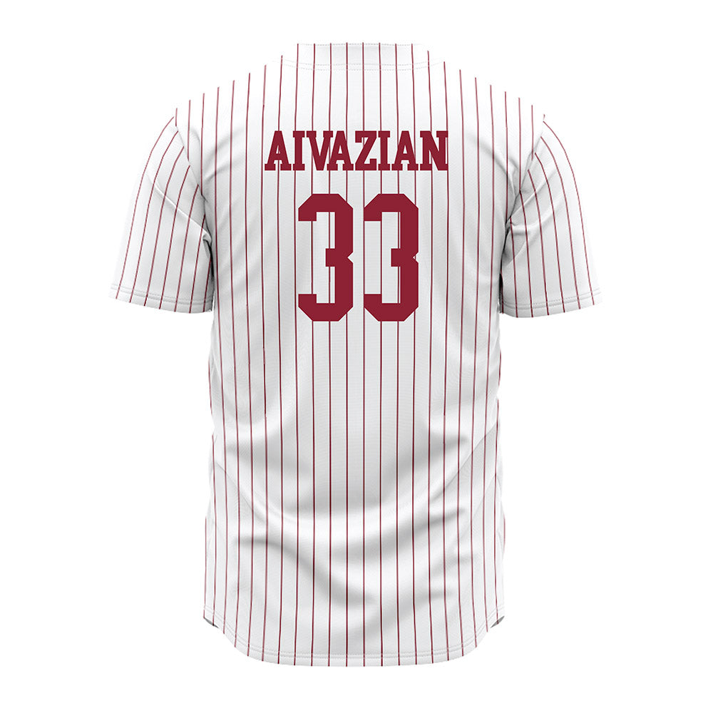 SCU - NCAA Baseball : Robert Aivazian - White Jersey-1