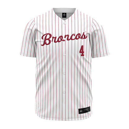 SCU - NCAA Baseball : James Bose - White Jersey-0