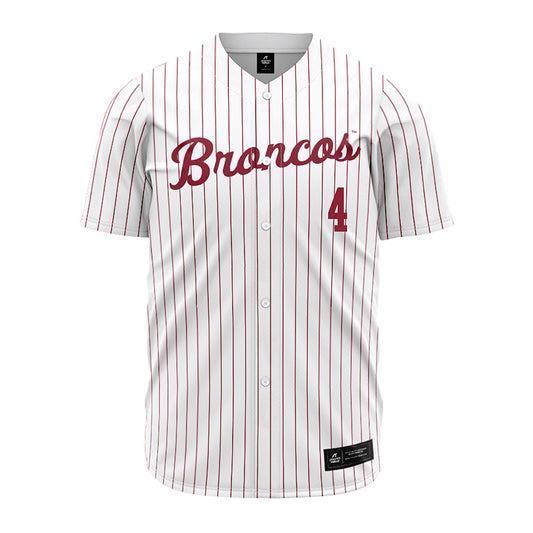 SCU - NCAA Baseball : James Bose - White Jersey-0