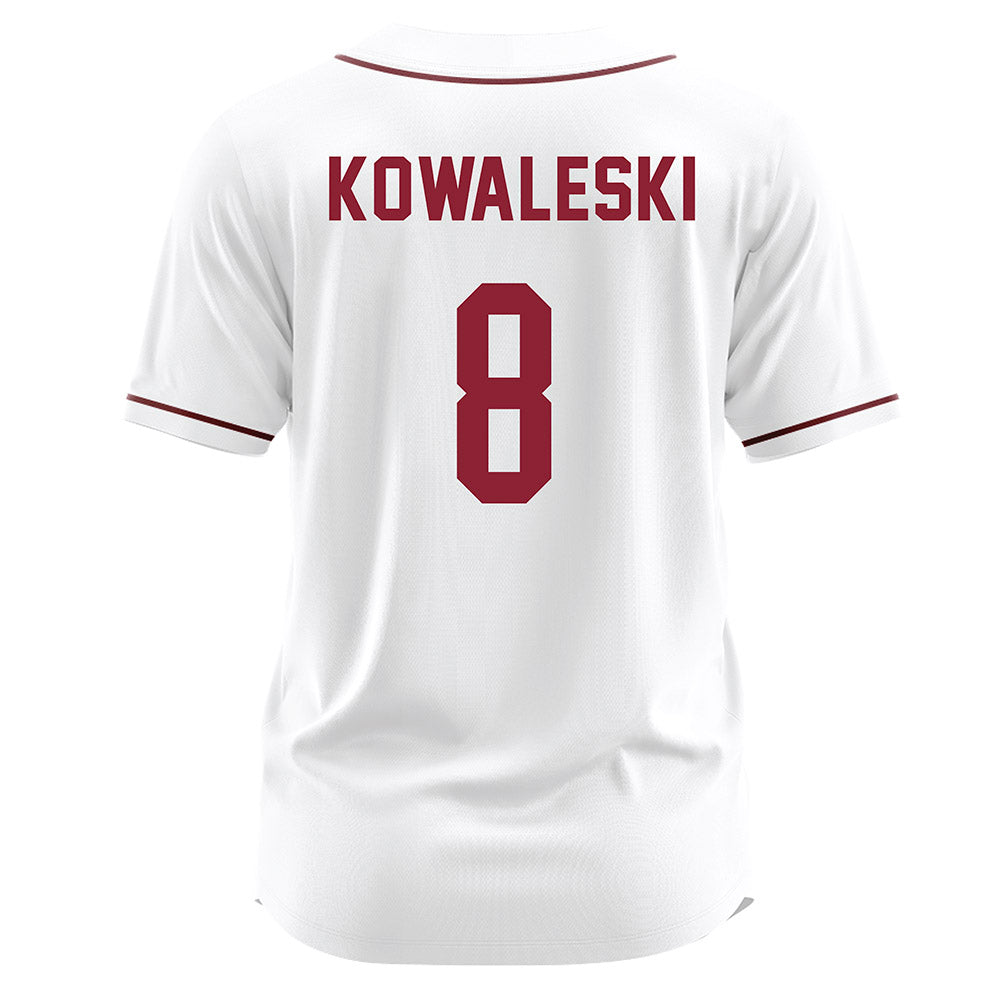 SCU - NCAA Softball : Cienna Kowaleski - White Jersey-1