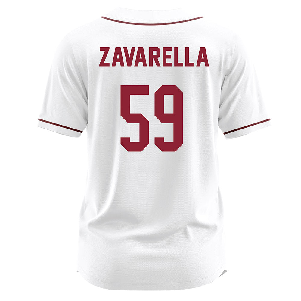 SCU - NCAA Softball : Sofia Zavarella - White Jersey-1