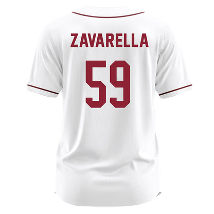 SCU - NCAA Softball : Sofia Zavarella - White Jersey-1