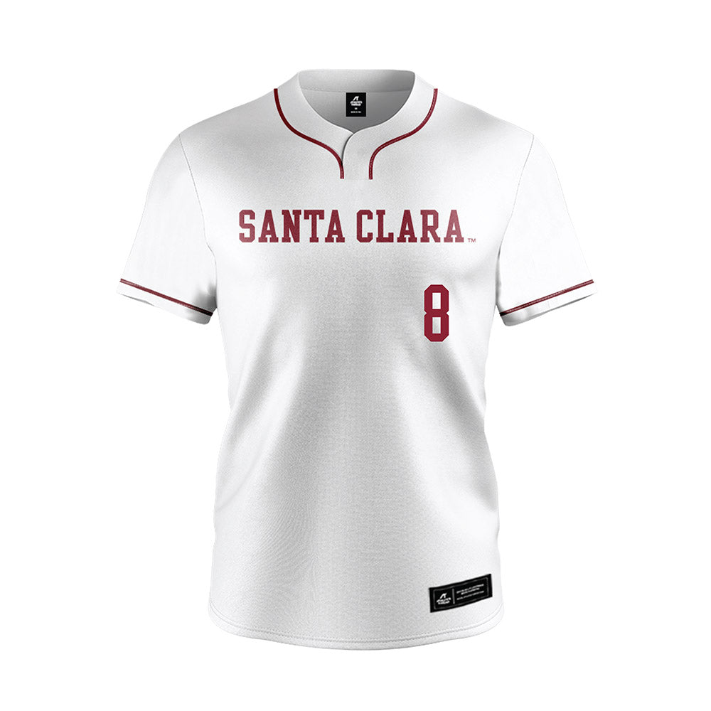 SCU - NCAA Softball : Bethany Shih - White Jersey-0