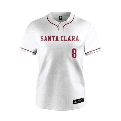 SCU - NCAA Softball : Cienna Kowaleski - White Jersey-0