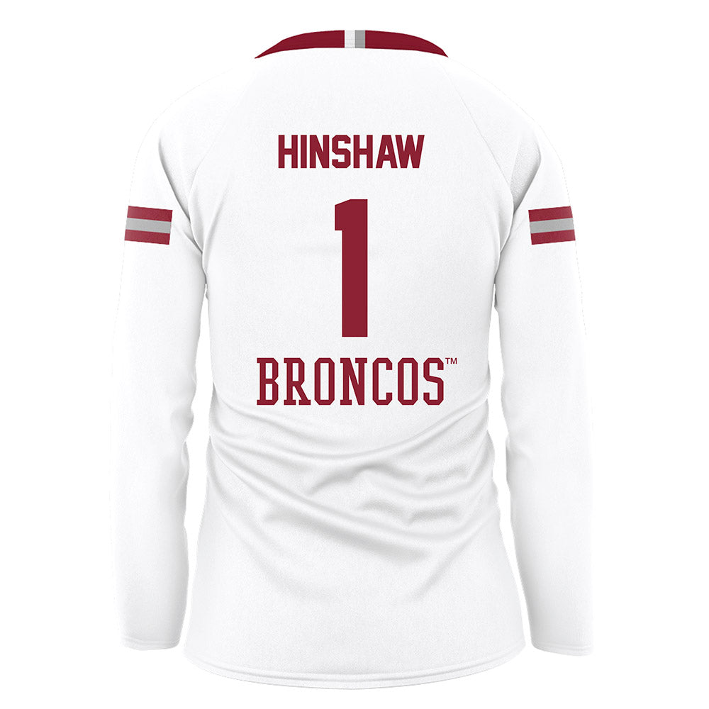 SCU - NCAA Women's Volleyball : Macy Hinshaw - White Volleyball Jersey-1