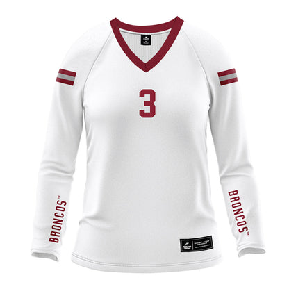 SCU - NCAA Women's Volleyball : Danielle Brown - White Volleyball Jersey