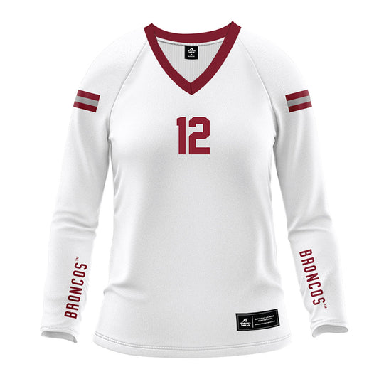 SCU - NCAA Women's Volleyball : Allison Dzieciuch - White Volleyball Jersey-0