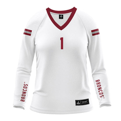 SCU - NCAA Women's Volleyball : Macy Hinshaw - White Volleyball Jersey-0