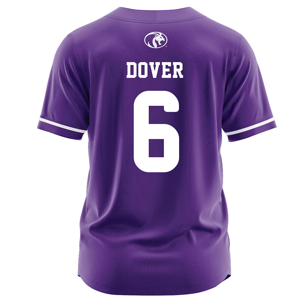 North Alabama - NCAA Softball : Briley Dover - Purple Jersey-1