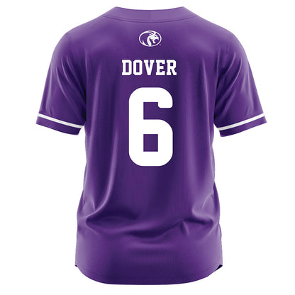 North Alabama - NCAA Softball : Briley Dover - Purple Jersey-1