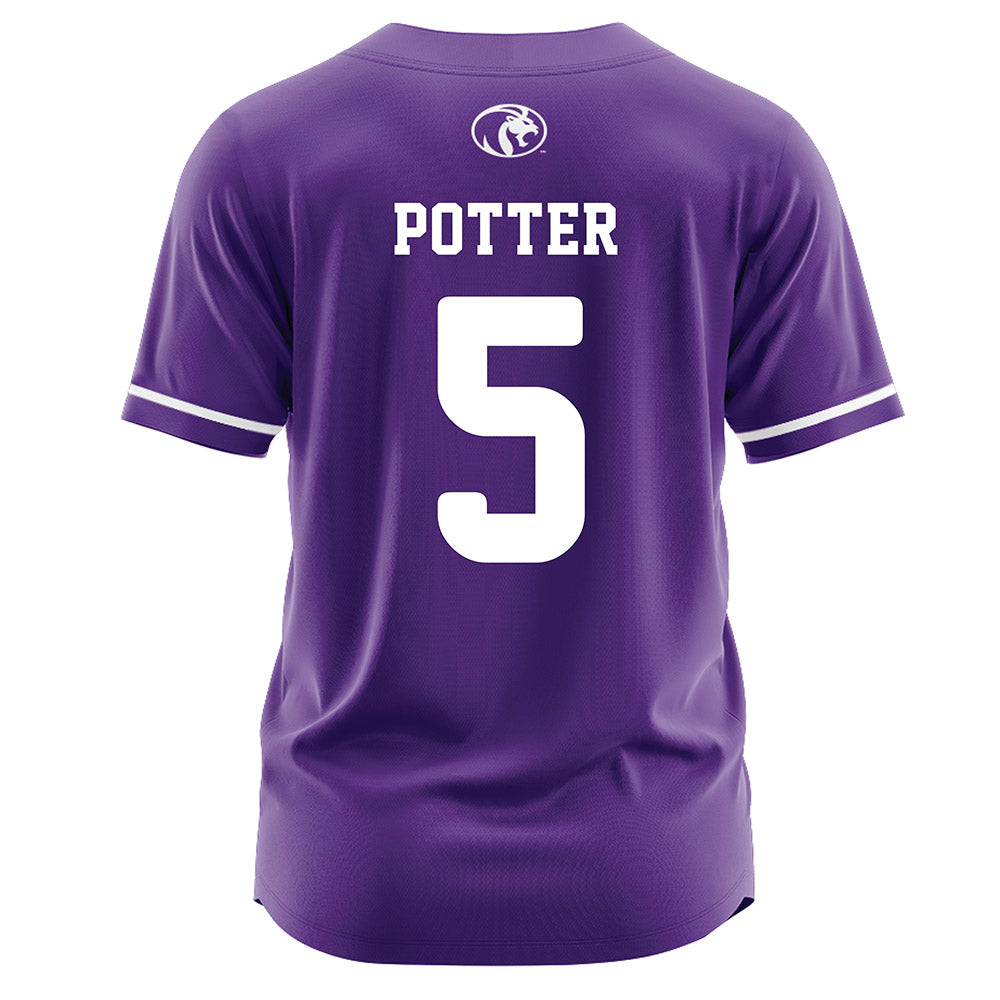 North Alabama - NCAA Softball : Anna Potter - Purple Jersey-1