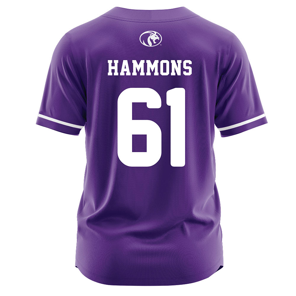 North Alabama - NCAA Softball : Gyvan Hammons - Purple Jersey-1