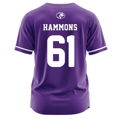 North Alabama - NCAA Softball : Gyvan Hammons - Purple Jersey-1