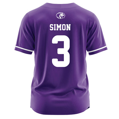North Alabama - NCAA Softball : Emily Simon - Purple Jersey