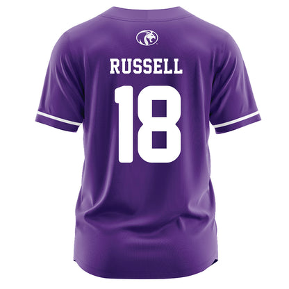 North Alabama - NCAA Softball : Kylei Russell - Purple Jersey-1