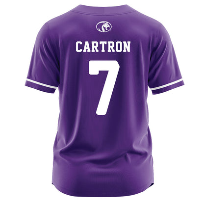 North Alabama - NCAA Softball : Mary Cartron - Purple Jersey