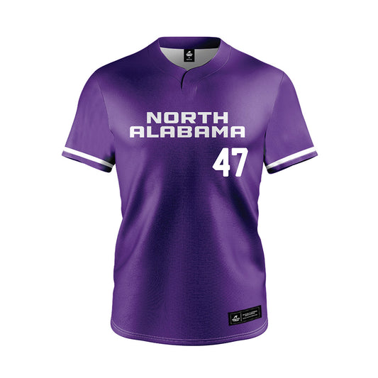North Alabama - NCAA Softball : Grace Gregory - Purple Jersey-0