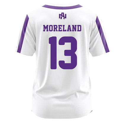 North Alabama - NCAA Softball : Karley Moreland - White Jersey-1