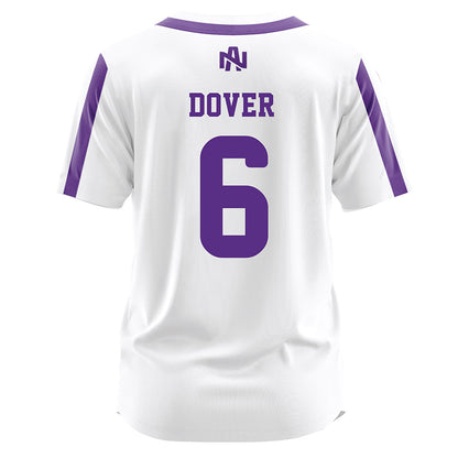 North Alabama - NCAA Softball : Briley Dover - White Jersey-1