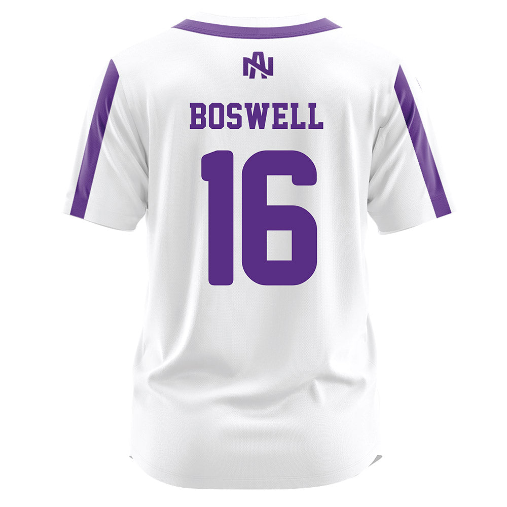 North Alabama - NCAA Softball : Lily Boswell - White Jersey