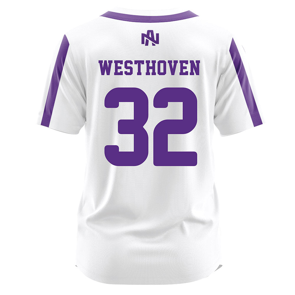 North Alabama - NCAA Softball : Haley Westhoven - White Jersey-1