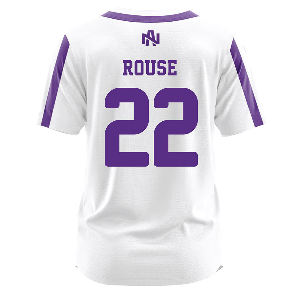 North Alabama - NCAA Softball : Bayleigh Rouse - White Jersey