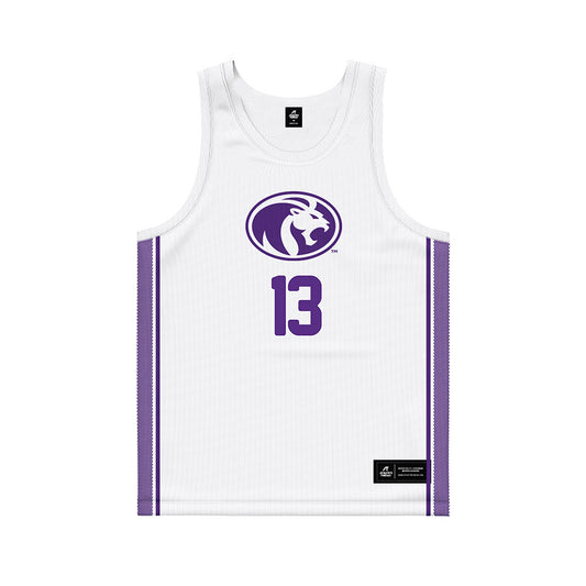 North Alabama - NCAA Women's Basketball : Katie Criswell - White Basketball Jersey-0