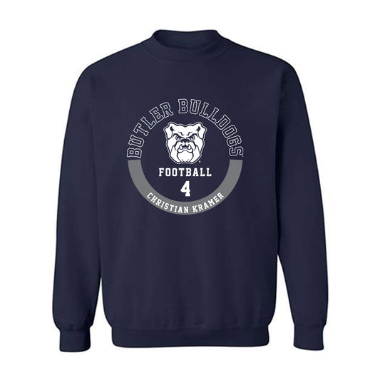 Butler - NCAA Football : Christian Kramer - Generic Shersey Crewneck Sweatshirt-0