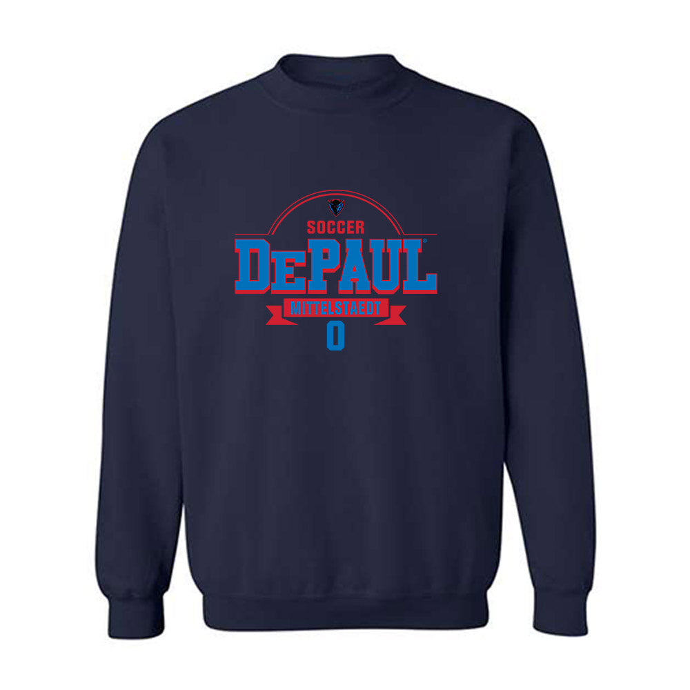 DePaul - NCAA Women's Soccer : Savannah Mittelstaedt - Classic Fashion Shersey Crewneck Sweatshirt-0